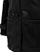 Zestway Womens Warm Casual Wool Blended Classic Hooded Pea Coat Jacket Black XXL