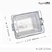 PayandPack MaxRed Universal Replacement Light Lamp Lens Cover Assembly Box for Most Brands BBQ Grill, Range Stove, Oven, Baker