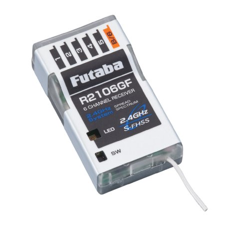 Futaba r2106gf 6-channel s-fhss micro receiver (rx)