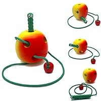 "Happiness in Games" Wooden Apple Toy