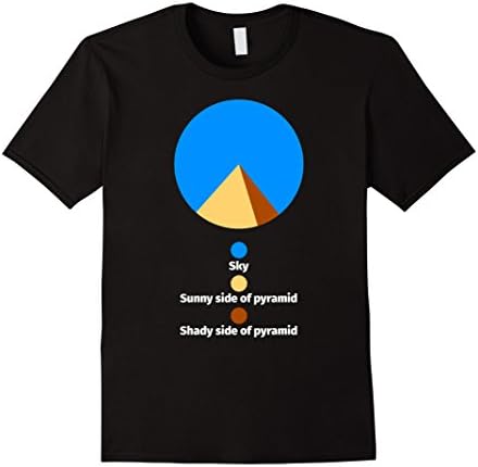 Mens Gifts for Engineers - Funny Pyramid Pie Chart Statistics Shi 2XL Black