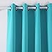Deconovo Teal Blackout Curtains 2 Panels for Living Room, Darkening Thermal Bedroom Curtains and Drapes, Kids Nursery Window Curtains, 52W x 63L Inch