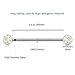 VCMART 14G 6PCS 38mm Stainless Steel Industrial Barbell Ear Cartilage Helix-Conch Piercing Bar 1 1/2 Inch