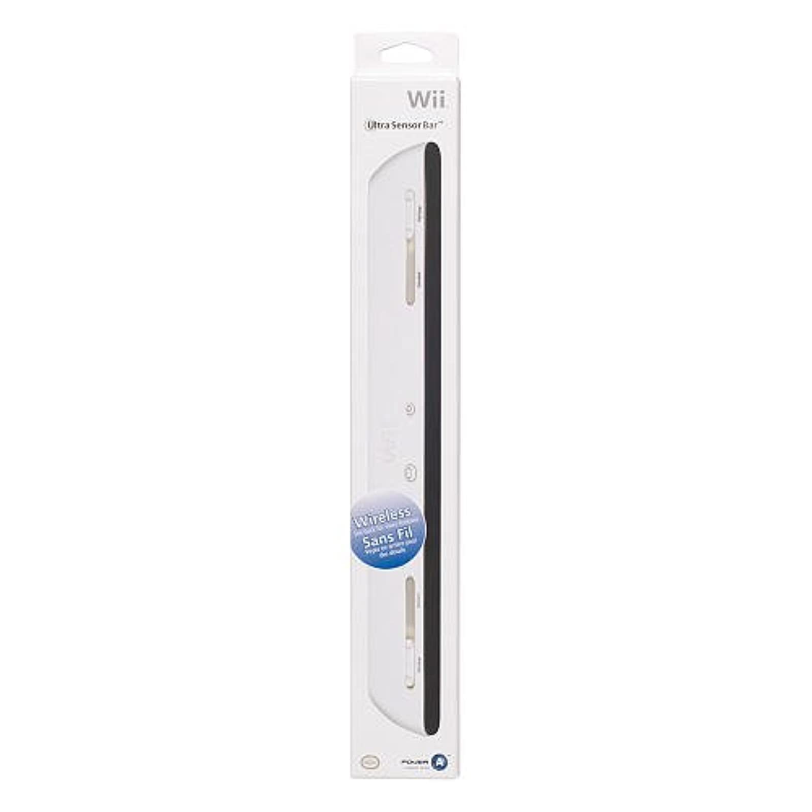 Nintendo Wireless Ultra Sensor Bar with Extended Play Range for Wii and Wii U - White