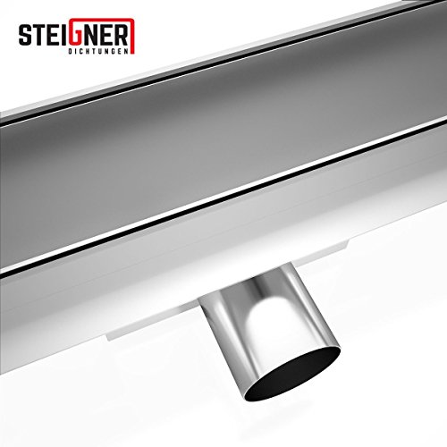STEIGNER Duschrinne Siphon Ablaufrinne Edelstahl - 90cm AMSTERDAM SDR90-1 Stück – Bild 3