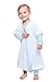 LETTAS Baby Boys and Girls Detachable Sleeves 0.5 Tog Cotton Sleeping Sack for Big Kids, (Blue,XL)
