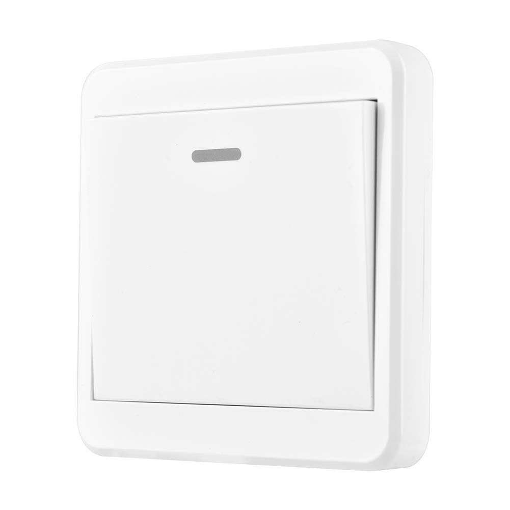 Wireless Lights Switch, Smart Wireless Remote Control Switch & Receiver, Wall Swithches with No Wiring, Home Intelligent Control Device for House Lamp Led AC90-260V