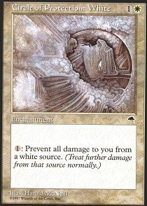 Magic: the Gathering - Circle of Protection: White - Tempest