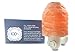 Dream Salts Himalayan Salt Night Light / Scented Oil And Fragrance Wax Warmer Burner / Aroma Therapy / Natural Hand Carved Plugin Lamp (1 Pack, Natural)