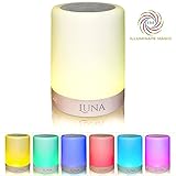Bluetooth Wireless Speaker Night Light by Illuminate Magic: 3-In-1 LED Night Light/Touch LED Lamp with MP3 Player/Bedside Lamp with Dimmable Colors/ Speaker Phone in Gift Packaging| Top Gifting Idea