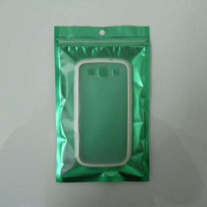 Amazon プラスサムスンプラスチックジップロックポリグリーン クリアパック5 5s 6 4s Iphone 4用のパッケージ袋包装携帯電話ケース ギフトバッグ 袋 文房具 オフィス用品