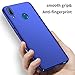 Almiao Huawei Y9 2019 Case, [Ultra-Thin] Minimalist Slim Protective Phone Case Back Cover for Huawei Y9 2019 (Smooth Blue)