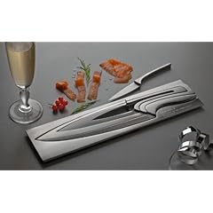 Deglon Meeting Knife Set Deglon Meeting Knife Set Stainless Steel Knives and Block Set of 4