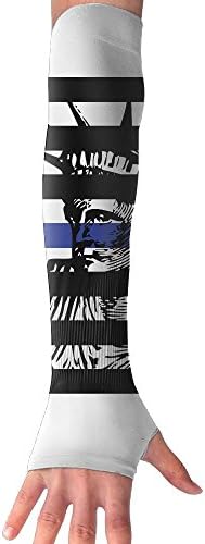 WOAINI666 USA Flag Gloves Anti-uv Sun Protection Long Fingerless Arm Cooling Sleeve For Men And Women