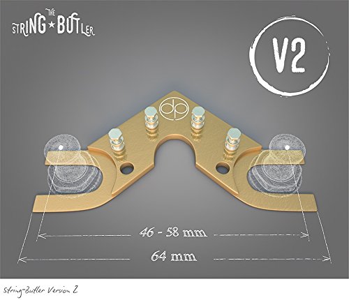 The String Butler V2 Guitar Tuning Improvement Device - Best Guitar Upgrade to Improve Tuning Stability (V2 Clear Acrylic)