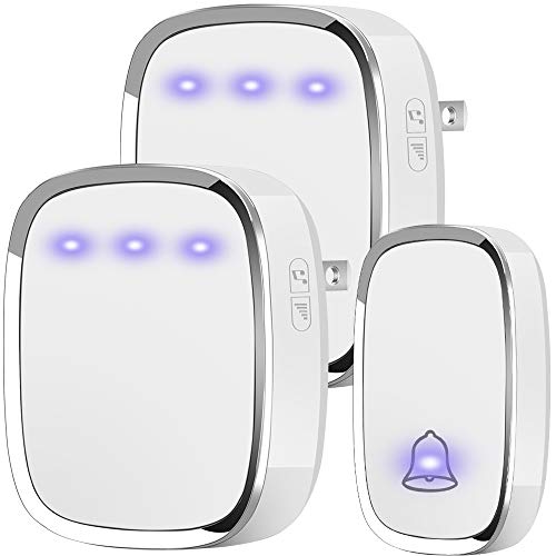Anko Wireless Doorbell, Plug and Play Waterproof Door Bell Kit, 1000