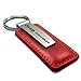 AU-TOMOTIVE GOLD Rectangular Leather Key Chain for Jeep Wrangler (Red)