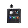 IZTOSS-led-3-gang-DC12V24V-switch-panel-with-led-power-socket-42A-dual-USB-voltmeter-and-wiring-kits