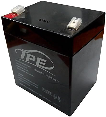 TPE 12V 5Amp/12v 5AH/Rechargeable Sealed Lead Acid Battery with F1 Terminal for Alarm System Emergency