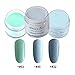 3pcs 28g/Box Multi Colorful Dipping Powder Without Lamp Cure Nails Dip Powder Summer Gel Nail Color Powder Natural Dry (03-32-40)