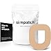 SIMPATCH Adhesive Patch for OmniPod - Pack of 25 - Multiple Colors Available