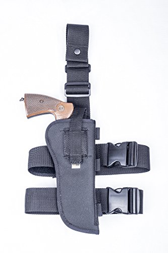 OUTBAGS USA - NTAC10 - Nylon Drop Leg Thigh Holster with Bullet Shell Loops. Fits most 6