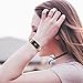 Dsytom Compatible with Fitbit Charge 3 Bands/Charge 3 Band Women Men Small Large,Stainless Steel Replacement Strap Bracelet Wrist Metal Band for Charge 3 Smart Watch(Rose Gold)