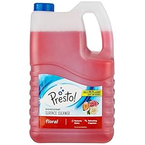 Amazon Brand – Presto! Disinfectant Surface/Floor Cleaner – 5 L (Floral)