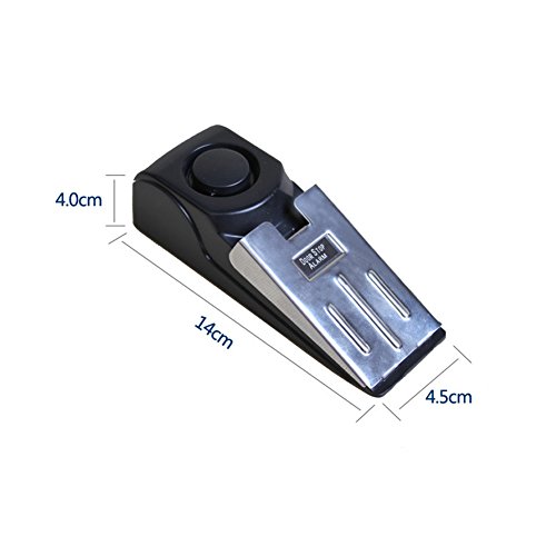 Wireless Vibration Triggered Home Wedge Shaped Stopper Alert Security System Door Stop Alarm Block Blocking System by Cyclamen9