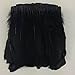 Sowder Black Duck Goose Feather Trim Fringe 2 Yards