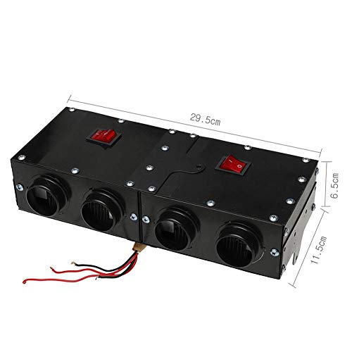 Universal DC 12V 800W Car Vehicle Fan Heater Heating Warmer Windscreen- Defroster Demister Fan Car Heater Defroster Hot 4 Port Professional
