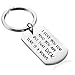 TGBJE Boyfriend Gift Valentine's Day Gift for Men I Love You For Who You Are But That D Sure Is A Bonus Keychain Husband Gift (Bonus keychain)