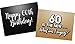 60th Birthday Photo Booth Props Accessories Kit Party Signs - Set of 12