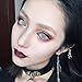 WQFXYZ Women Multi-Color Contact Lenses Cosplay Eyes Cute Charm and Attractive Fashion Eye Accessories Cosmetic Makeup Eye Shadow (3)