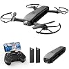 Holy Stone HS161 Drone with Camera for Adults 1080P FHD, FPV Foldable Drones with Optical Flow Positioning, Gesture…