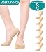 Women's No Show Liner Socks 6 Pairs Thin Low Cut Casual Socks Non Slip (Beige(6 Pairs)_no Show Socks) primary