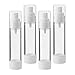 Sdootbeauty Airless Spray Bottles, 4 Pack 1.7 Ounce Mini Spray Bottle Airless Fine Mist Spray Bottle, Refillable Empty Plastic Liquid Spray Bottle