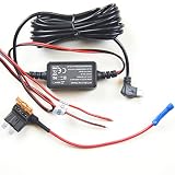 Hardwire Installation Kit + Fuse Tap for Dash Cam,Micro USB Port, Low Voltage Protection(10ft)