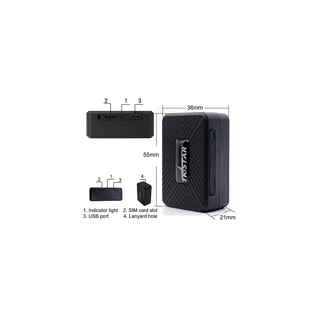 Winnes Mini GPS Tracker Unlimited Range Globally Realtime Location