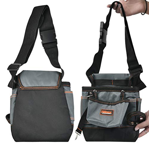 JAOMON Werkzeugtasche, Werkzeug-Gürtel, mit Tasche und verstellbarem Gürtel, Nageltasche multifunktionale Wartungstasche… – Bild 4