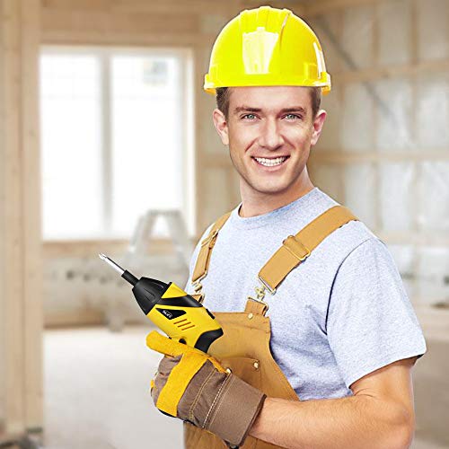 INLIFE Electric Cordless Screwdriver Set, Rechargeable Drill/Driver Kit 4.8V 800mAh Li-ion MAX Torque 6N.m Screw Power Gun with 34 Screw-driver Bits - Thumbnail 7