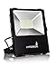 Hyperikon LED Flood Light,100w (500w Equivalent), 5000K (Crystal White Glow), Waterproof, IP65, 120-277v, Instant On, UL and DLC