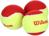 Wilson Kid's Starter Tennis Balls Pack of 12 Yellow Red Soft Bounce view 5