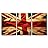 3 Piece Canvas Wall Art - Closeup of Grunge Union Jack Flag - Modern Home Art Stretched and Framed Ready to Hang - 24"x36"x3 Panels