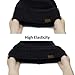 ViGrace Women Knit Slouchy Beanie Chunky Baggy Hat with Faux Fur Pompom Winter Soft Warm Ski Cap Dark Grey