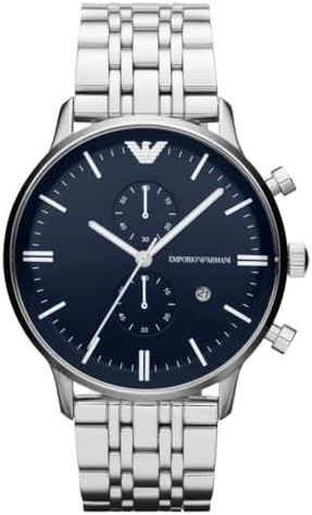 Amazon.com: Emporio Armani Men's Chronograph Stainless Steel Watch