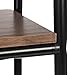 IRIS USA, Inc. Clothing Rack for Clothes with 2 Wood Shelves, Freestanding Rack, Easy to Assemble Garment Rack, Standing Metal Sturdy Clothing Rack, Small Space Storage Solution, Black