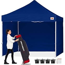 ABCCANOPY Ez Pop Up Canopy Tent with Sidewalls