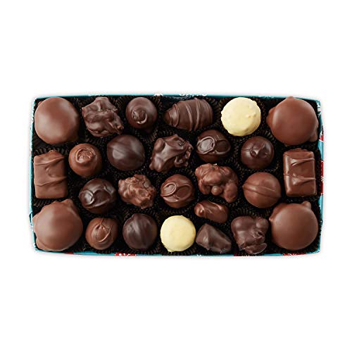 Fannie May Holiday Wrap Colonial Chocolate Assortment, Christmas Candy Gift Box, 1 Lb - Thumbnail 3
