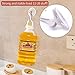 SUNDOKI Suction Cup Hooks, Removable Vacuum Holder for Restroom, Bathroom and Kitchen Towel Hanger Storage (4 Pack)